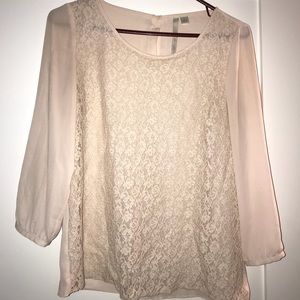 Blush Lace Blouse